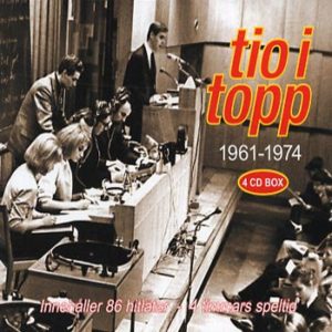 Tio i Topp 1961-1974 4cd (CD)